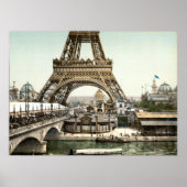 Eiffel Tower – Tour Eiffel – Eiffelturm Paris Poster (Vorne)