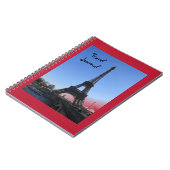 Eiffel Tower Travel Journal Notizblock (Linke Seite)