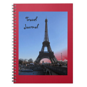 Eiffel Tower Travel Journal Notizblock