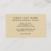 Eiffel Tower Travel Visitenkarte (Rückseite)