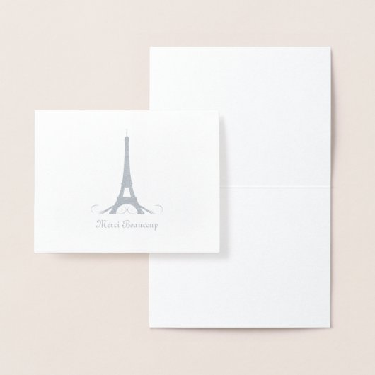 Eiffel Tower Vielen Dank Folienkarte (Anzeige)