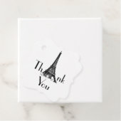 Eiffel Tower Vielen Dank Geschenkanhänger (Beispiel)