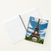 Eiffel Tower View from Champ de Mars Public Park Notizblock (Innenseite)