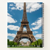 Eiffel Tower View from Champ de Mars Public Park Notizblock (Rückseite)