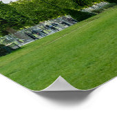 Eiffel Tower View from Champ de Mars Public Park Poster (Ecke)