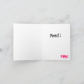 Eiffel Tower Vintage Paris Thank You Cards Dankeskarte (Innenseite)