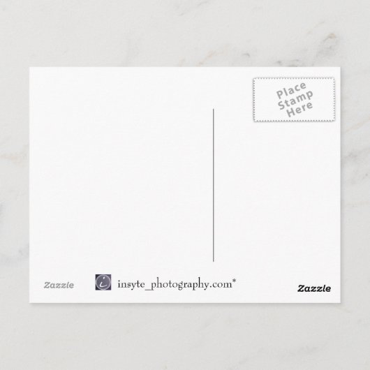 EIFFEL TOWER - von Paris mit LIEBE Postkarte (Rückseite)