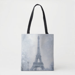Eiffel Tower Winter Scene Paris Tasche