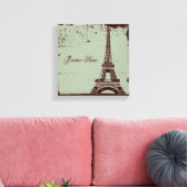 Eiffel Tower Wrapped Canvas Art Leinwanddruck (Insitu (Wohnzimmer))