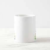 Eiffel Tower Wrapped In Christmas Tree Lights Fren Kaffeetasse (Mittel)