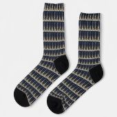 Eiffel Towers Crew Socken (Linkes Detail)