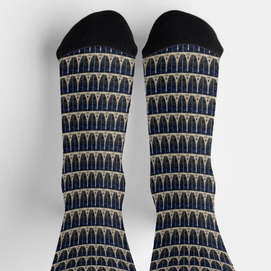 Eiffel Towers Crew Socken (Oben)