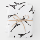 Eiffel Towers Geschenkpapier Set (Beispiel)