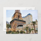 Eiffel Towers Las Vegas Paris Postkarte (Vorne/Hinten)