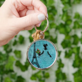 Eiffel-Turm-Braut-Schlüsselanhänger Schlüsselanhänger (Hand)