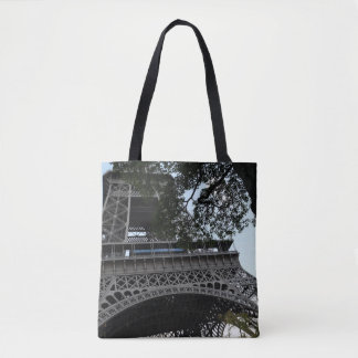 Eiffel-Turm durch die Baum-Taschen-Tasche Tasche
