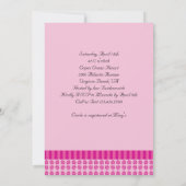 Eiffel-Turm-französische Brautparty-Einladung Einladung (Rückseite)