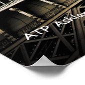 Eiffel-Turm-gerahmtes Bild Poster (Ecke)