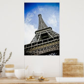 Eiffel-Turm-gerahmtes Bild Poster (Küche)
