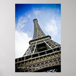 Eiffel-Turm-gerahmtes Bild Poster