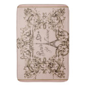 Eiffel-Turm "ich Liebe Paris" "Paris Je taime " Badematte (Vorderseite Vertikal)