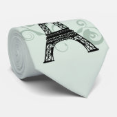 Eiffel-Turm-Krawatte Krawatte (Gerollt)