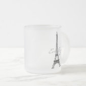 Eiffel-Turm-mattierte GlasTasse Mattglastasse (VorderseiteRechts)