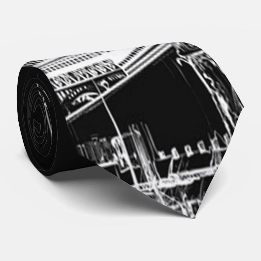 Eiffel-Turm-ParisCityscape skizziert die Krawatte (Gerollt)