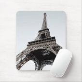 Eiffel-Turm Schwarz-weißes Mousepad (Mit Mouse)