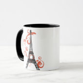 Eiffel-Turm-Tasse Tasse (Vorderseite Links)