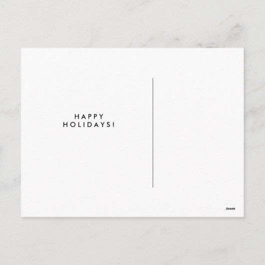 Eiffel-Turm und Kiefer modernes Joyeux Weihnachten (Rückseite)