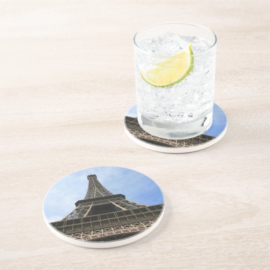 Eiffel-Turm-Untersetzer Sandstein Untersetzer (Seite)