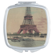 Eiffel-Turm-Vintager französischer kompakter