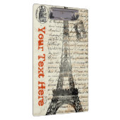 Eiffel-Turm-Vintages französisches Klemmbrett (Rechts)