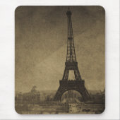 Eiffel-Turm Vintages Stereoview Mousepad (Vorne)