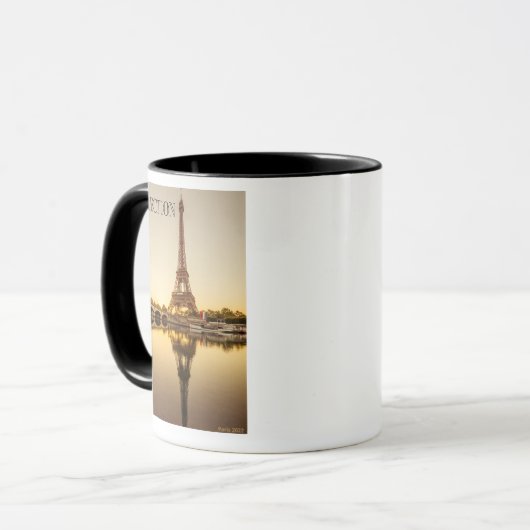 Eiffelreflektionen Tasse (Vorderseite Links)