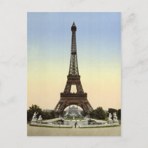 Eiffelturm 1900 postkarte