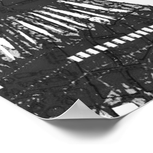 Eiffelturm 24 Tabelle Große Sitzkarte Poster (Ecke)