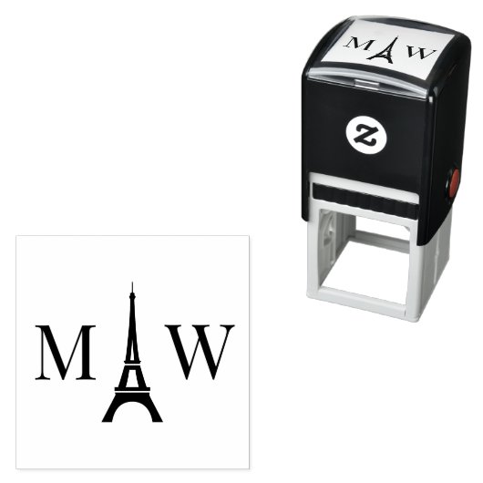 Eiffelturm 2 Anfangshochzeit Permastempel (Beispiel)