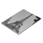 Eiffelturm 4 notizblock (Linke Seite)