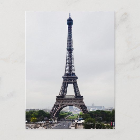 Eiffelturm 4 postkarte (Vorderseite)