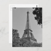 Eiffelturm 4 postkarte (Vorne/Hinten)