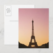 Eiffelturm 5 postkarte (Vorne/Hinten)