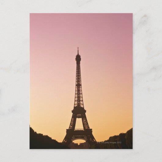 Eiffelturm 5 postkarte (Vorderseite)