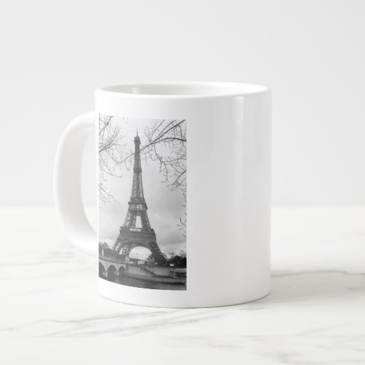 Eiffelturm 7 Jumbo-Tasse (Vorderseite Links)