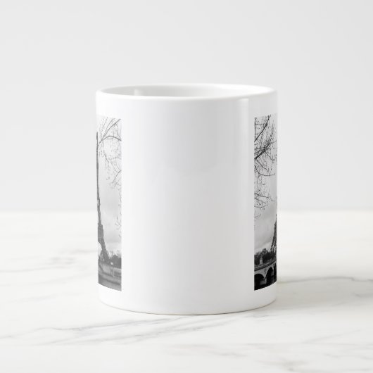 Eiffelturm 7 Jumbo-Tasse (Vorderseite)