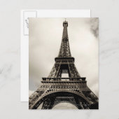 Eiffelturm 8 postkarte (Vorne/Hinten)
