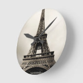 Eiffelturm 8 runde wanduhr (Winkel)