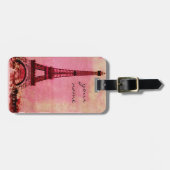 Eiffelturm am gepäckanhänger (Vorderseite horizontal)