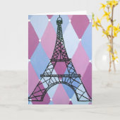 Eiffelturm-Anmerkungs-Karte Karte (Gelbe Blume)